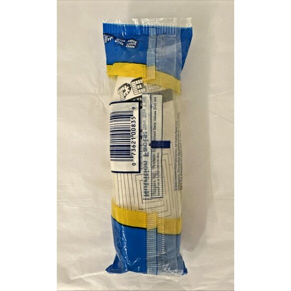 Spongebob SquarePants PEZ Candy & Dispenser Yellow Stem 2004 Vintage NEW SEALED - Picture 2 of 3